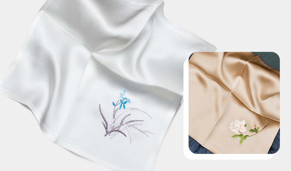 thanksgiving gifts - embroidered handkerchiefs