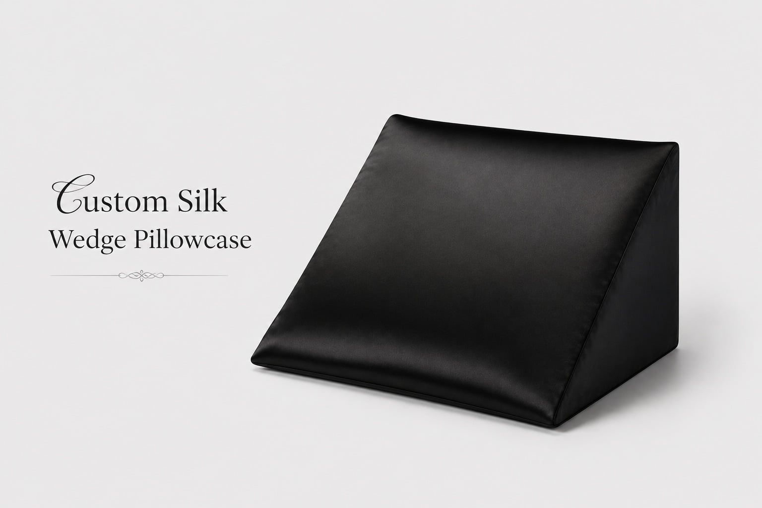 customize silk wedge pillowcase