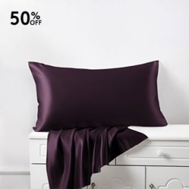 grape silk pillowcase_queen