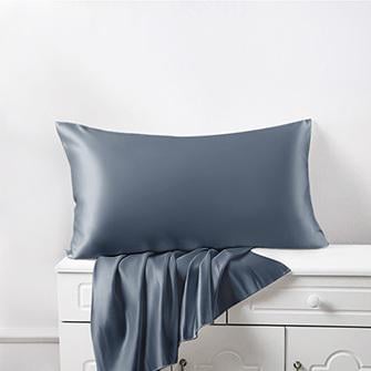 housewife silk pillowcase_misty blue 