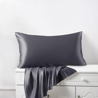 housewife silk pillowcases_slate gray