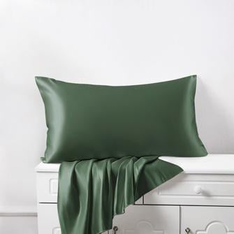 housewife silk pillowcase_green