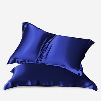 oxford silk pillowcases_royal blue