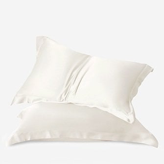oxford silk pillowcase_ivory