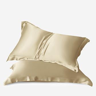 oxford silk pillowcase_champagne