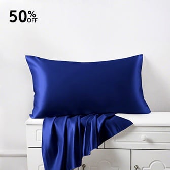 royal blue housewife silk pillowcases