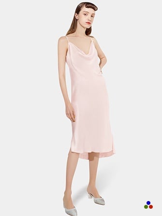 silk nightgown_light pink
