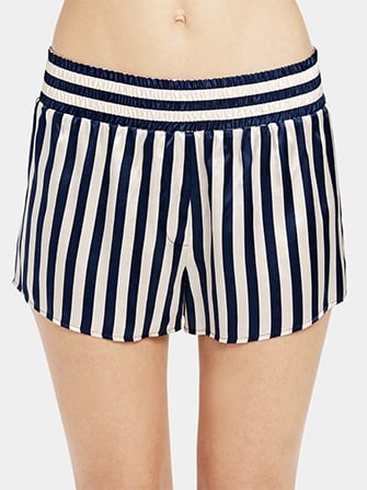 silk sleep shorts_navy-stripe