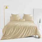 silk bed linen_champagne color