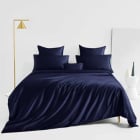 silk bed linen_navy