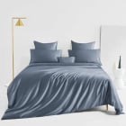 silk bed linen set_misty blue