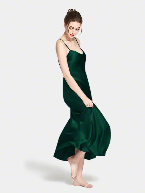 slim fit dress slacks Women's Luxury Long Silk Nightgown Silk Nightdress  DIANASILK