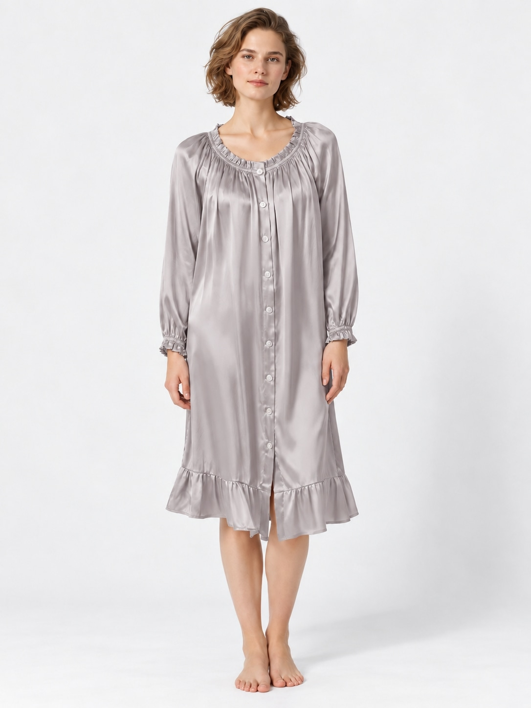 Chemise De Nuit Vintage PARIS LUXE T44, Patron Ancien Scellé, Jamais Portée, Style Rétro Féminin