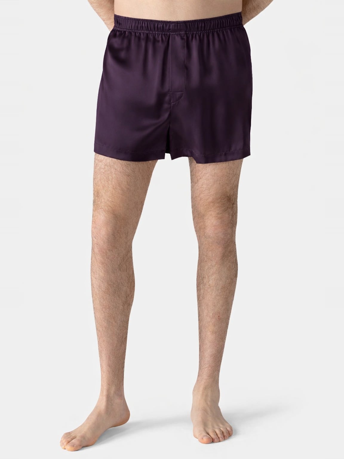 Men's Pure Silk Pajama Shorts | ElleSilk