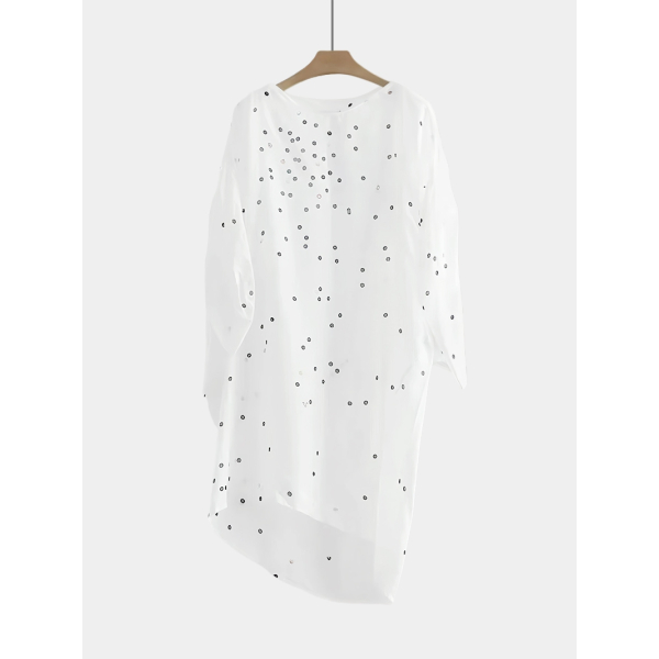 white christmas dresses Leaves of Grass, New York Palm Springs silk chiffon tunic – Leaves of Grass  :