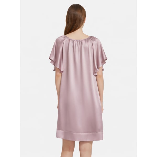 silver metallic cocktail dress Gisele Silver Metallic Logo Dress