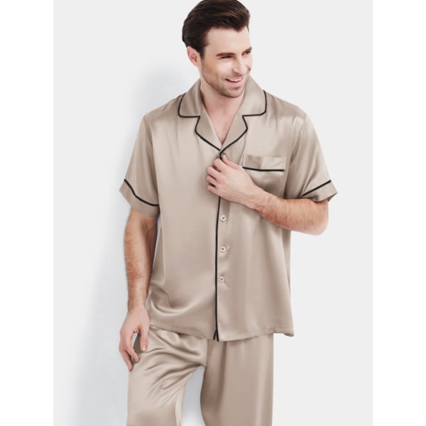 silk night dress for man Men's Luxury Silk Clothing & Sleepwear