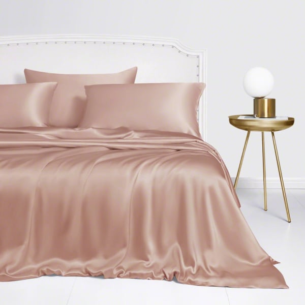 100 Silk Quilt Covers Duvet, Pink Duvet Cover Queen Size