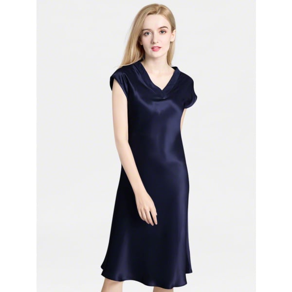 Mulberry Silk Nightgown, 22 Momme