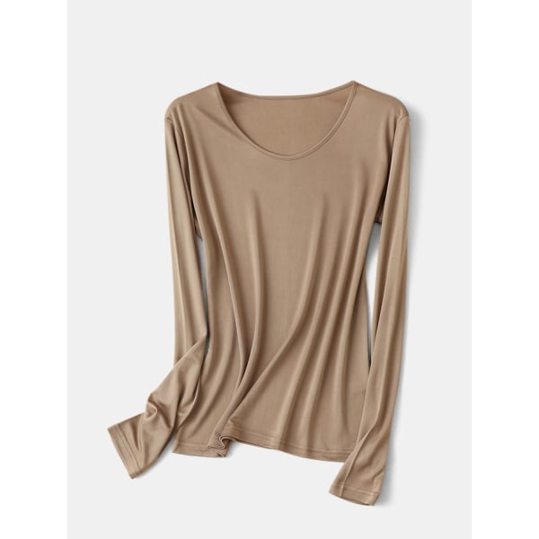 Luxury Silk Jersey Thermal Top for Women
