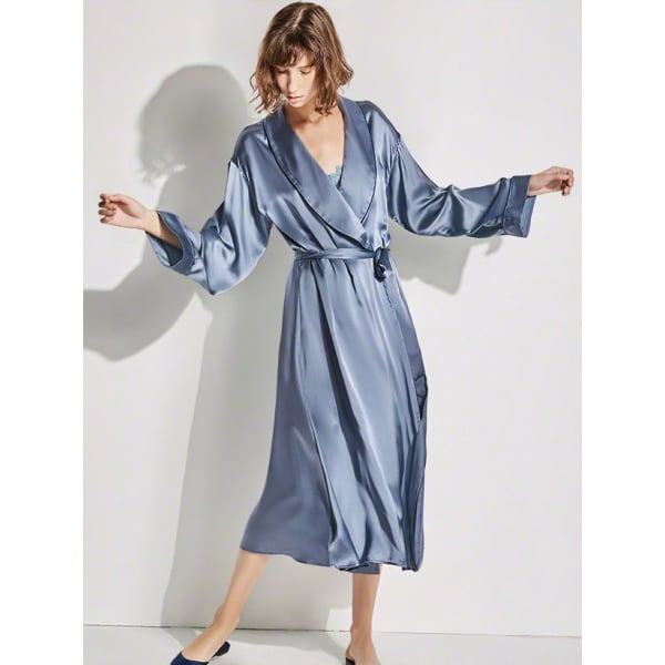 silk robe dress