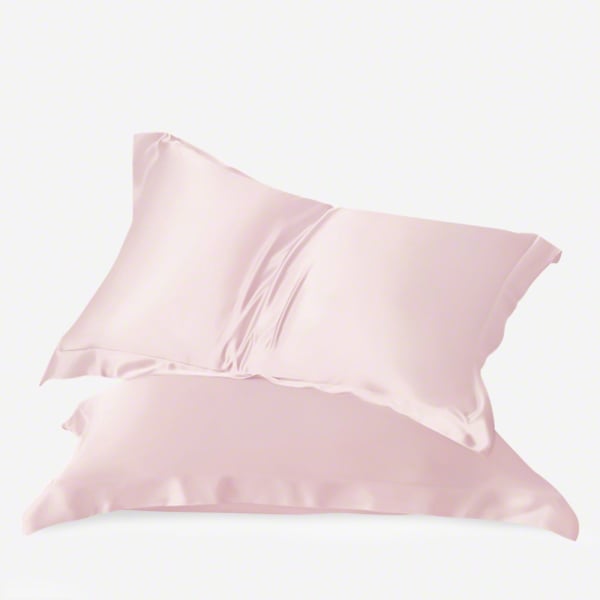 Light Pink Oxford Silk Pillowcase, Light Pink Pillow Cases