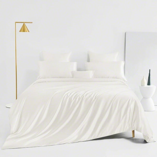 Ivory Silk Bed Linen High Quality, High Quality Duvet Cover Sets