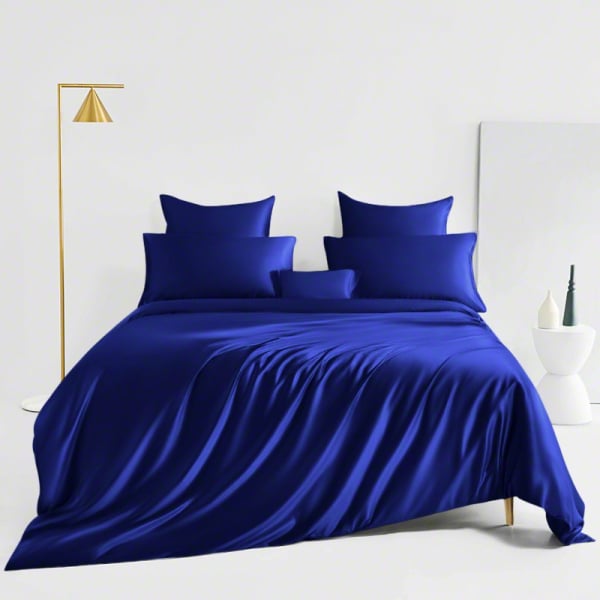 Royal Blue Silk Bed Linen From The, Silk Duvet Cover California King Bed