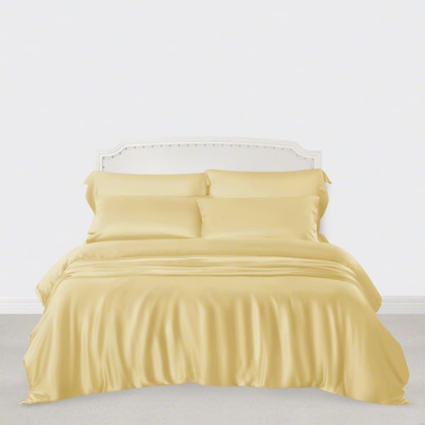 Gold Silk Bed Linen From The Finest, Gold Satin Duvet Cover