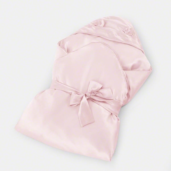 Luxury Girl's Baby Blanket Pink 100% Silk Hypoallergenic 