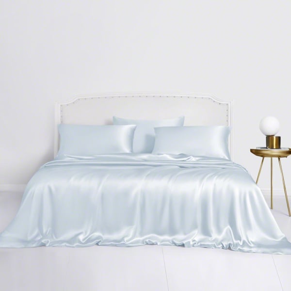 Mulberry Silk Duvet Cover Sets, Blue And White Duvet Cover Sets