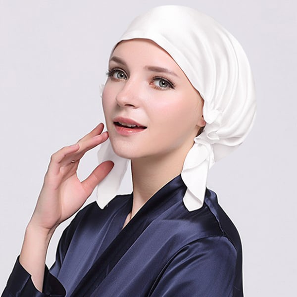 100% Silk Night Caps, Sleep Bonnets for Hair