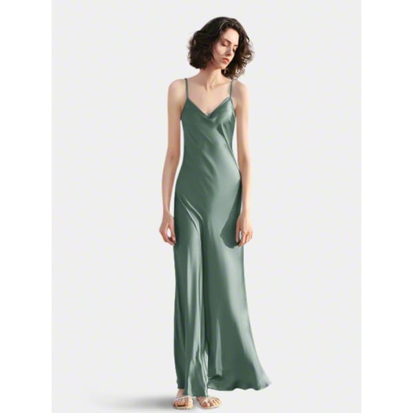 22 Momme Silk Nightdresses, Luxurious Silk Long Nightgowns