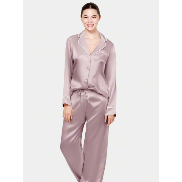 Luxurious Silk Pajama Sets, 100% Mulberry Silk Sleepwear