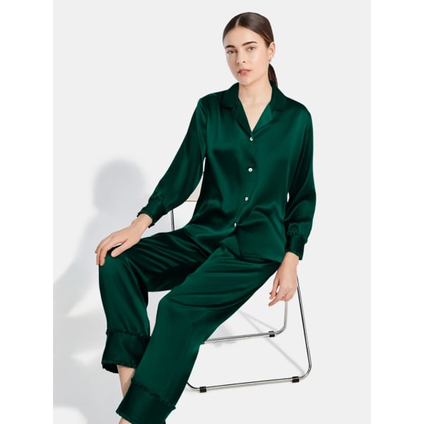 Stylish Silk Pajama Set for Women, 100% Pure Silk