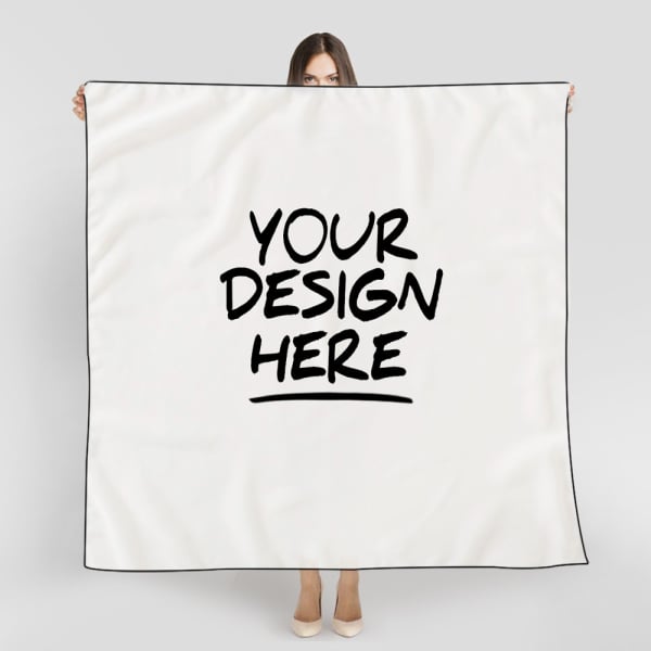 Design Your Own Silk Scarves, Custom Printed Art Scarf