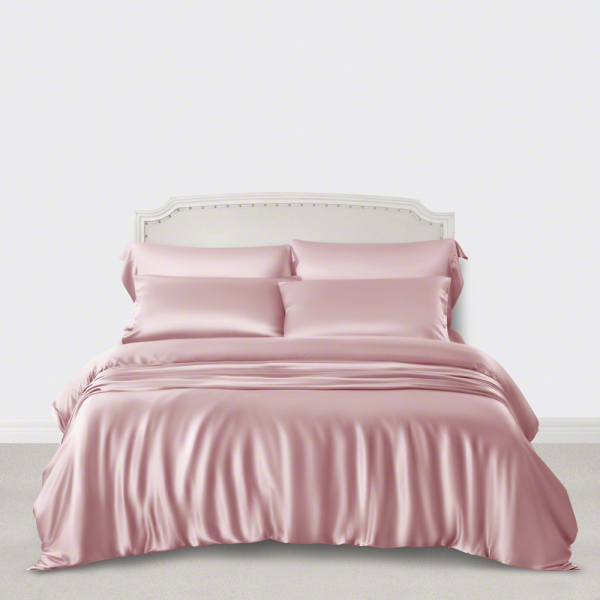 Suede Rose Silk Bed Linen Machine Washable, Washable Linen Duvet Covers