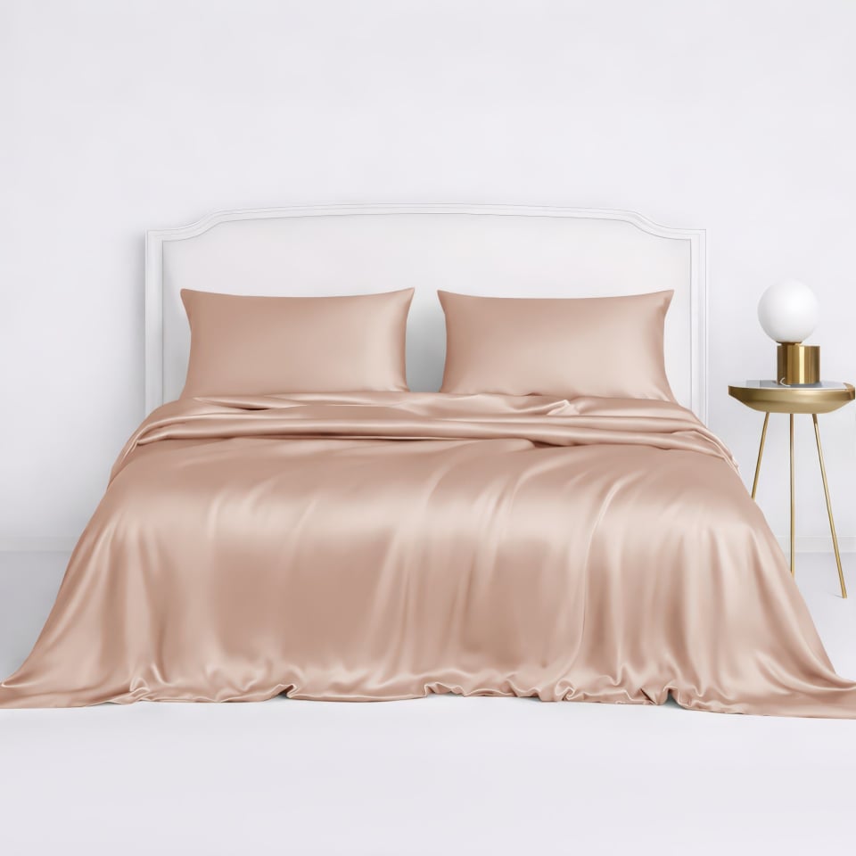 silk duvet cover set_pearl pink