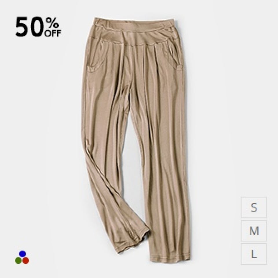 cropped silk trousers_khaki