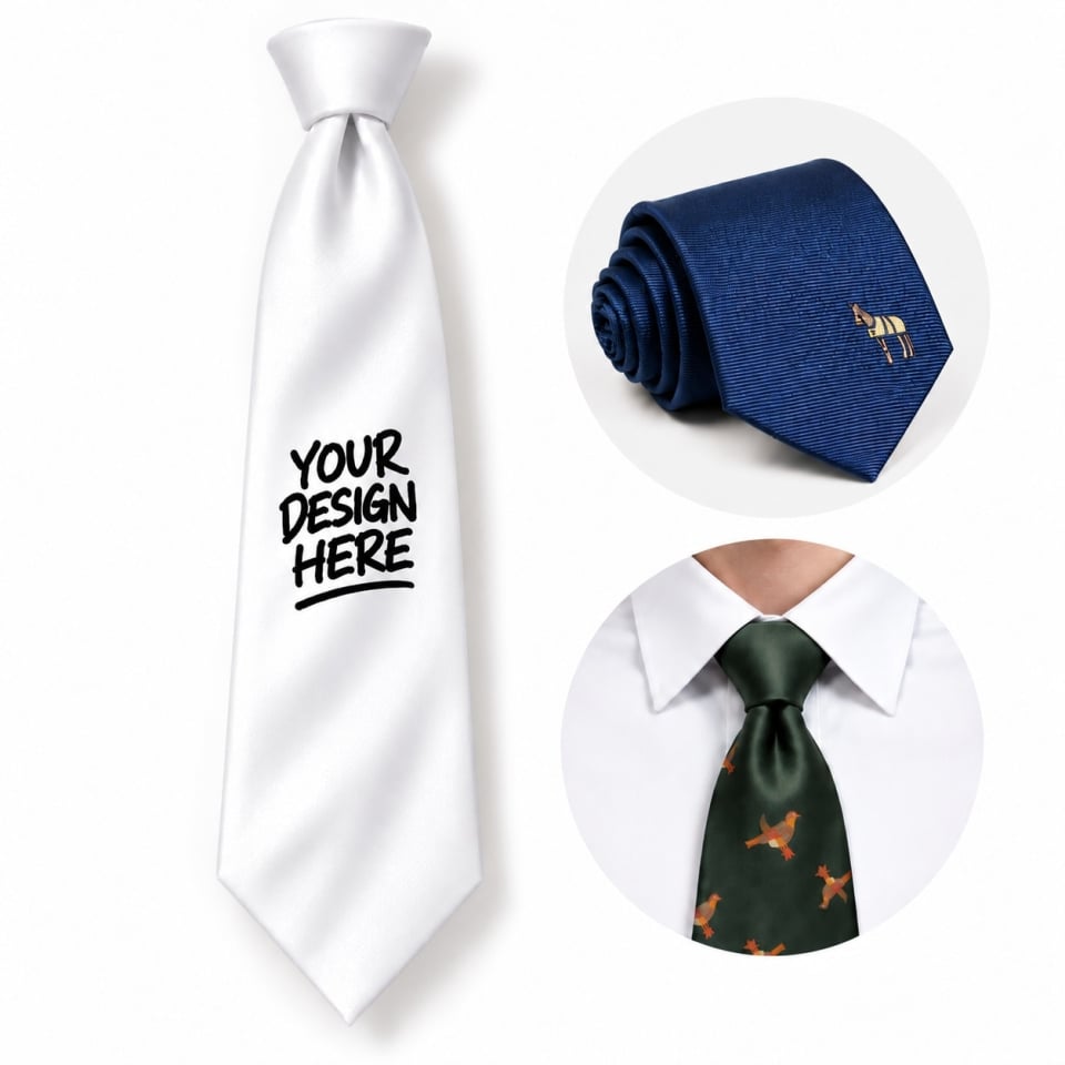 custom silk ties