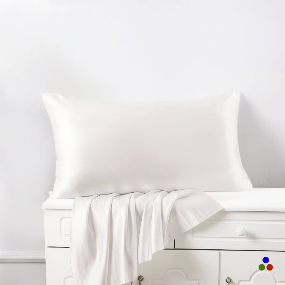 silk pillowcase_white