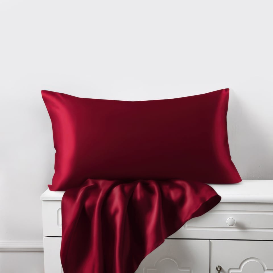 housewife silk pillowcases_claret