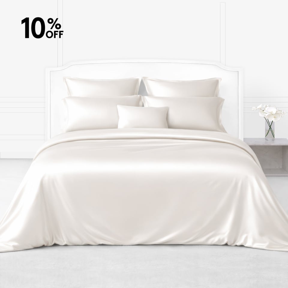 silk duvet cover set_ivory 
