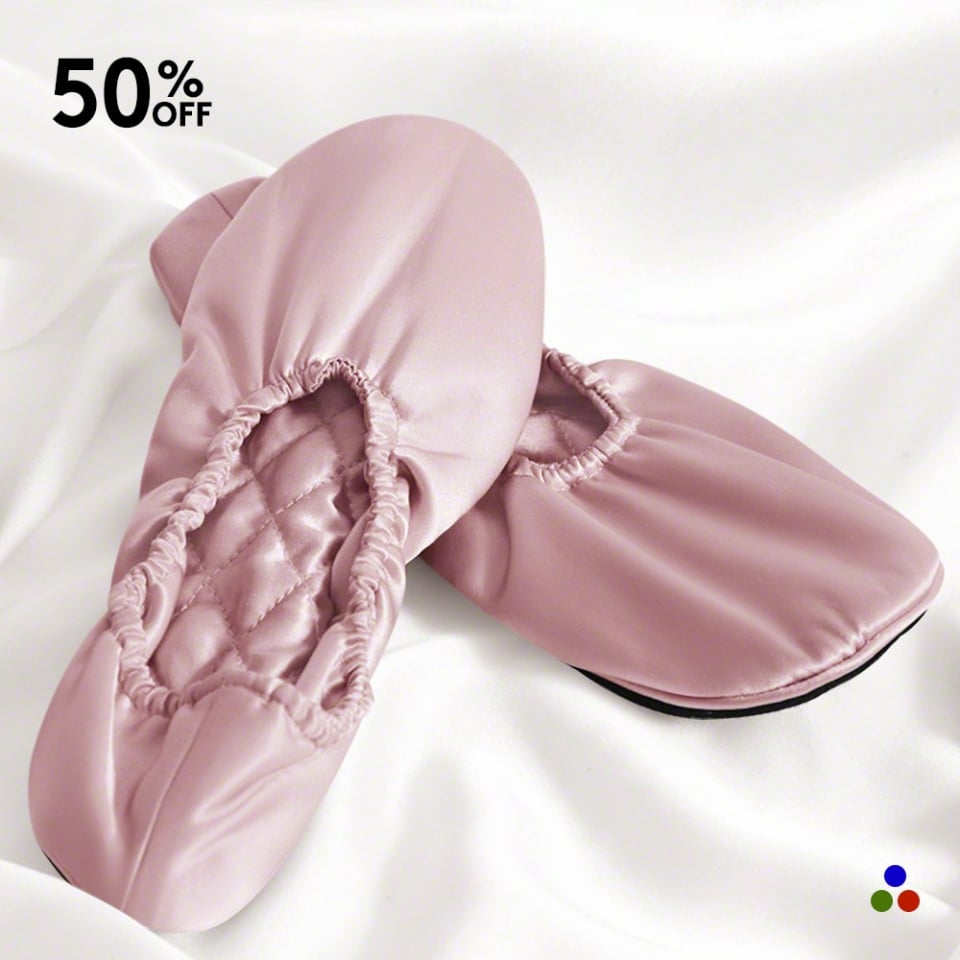 silk house slippers_suede rose