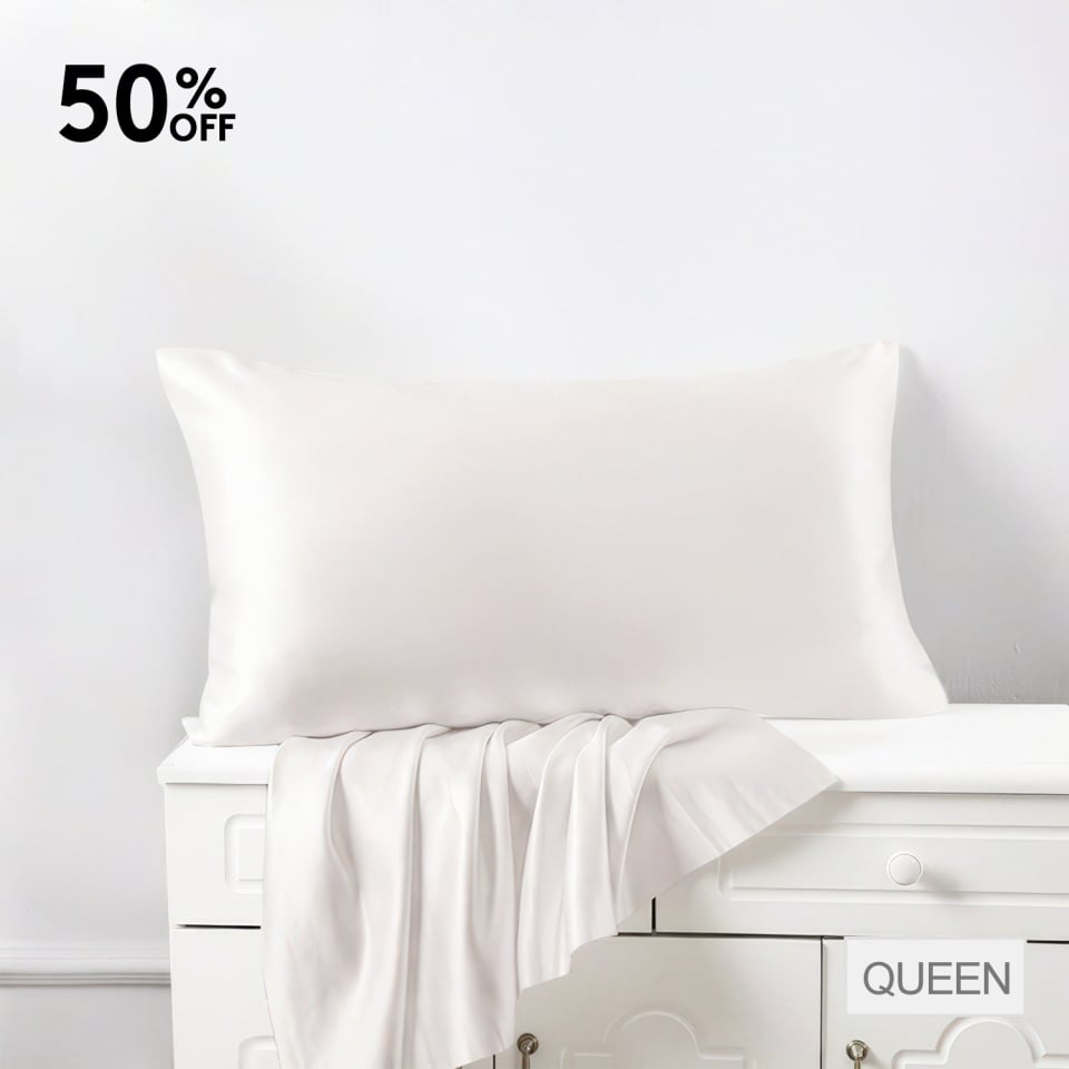 silk pillowcase_white