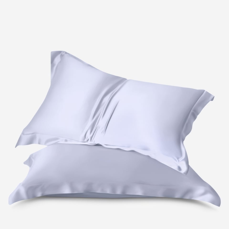 oxford silk pillowcases_lavender blue