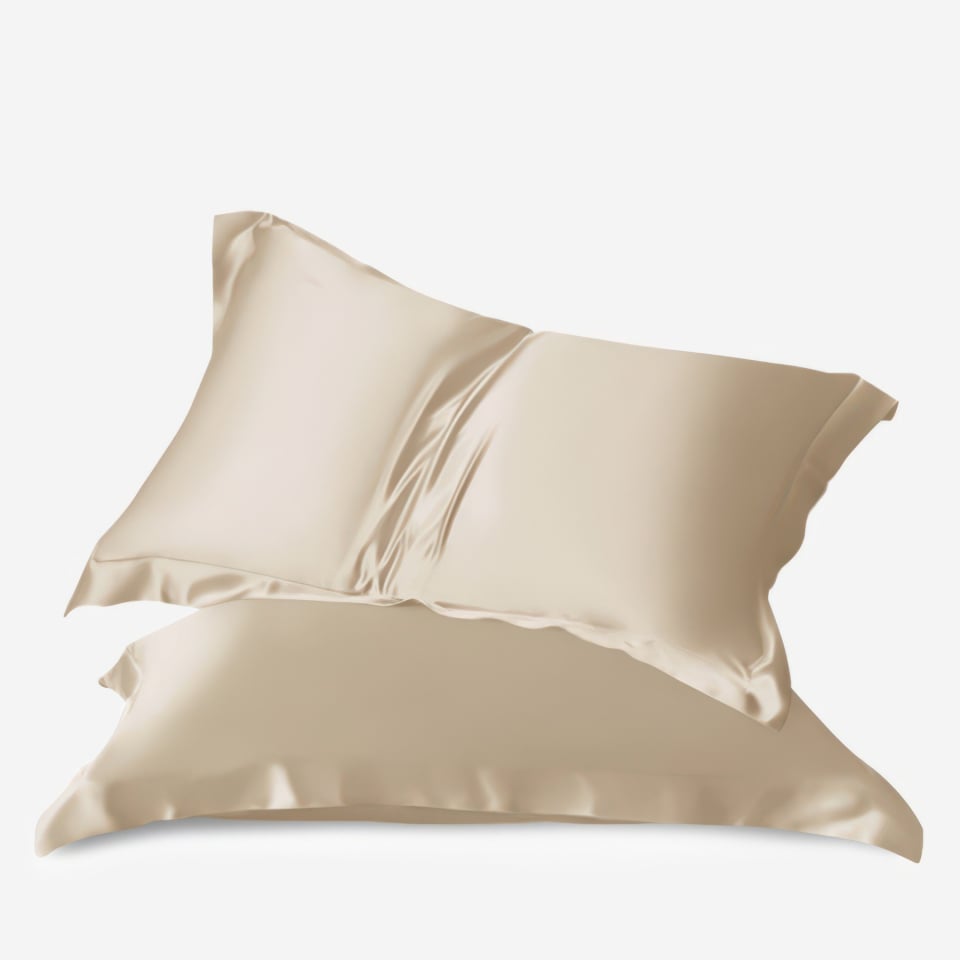 silk pillow sham_beige