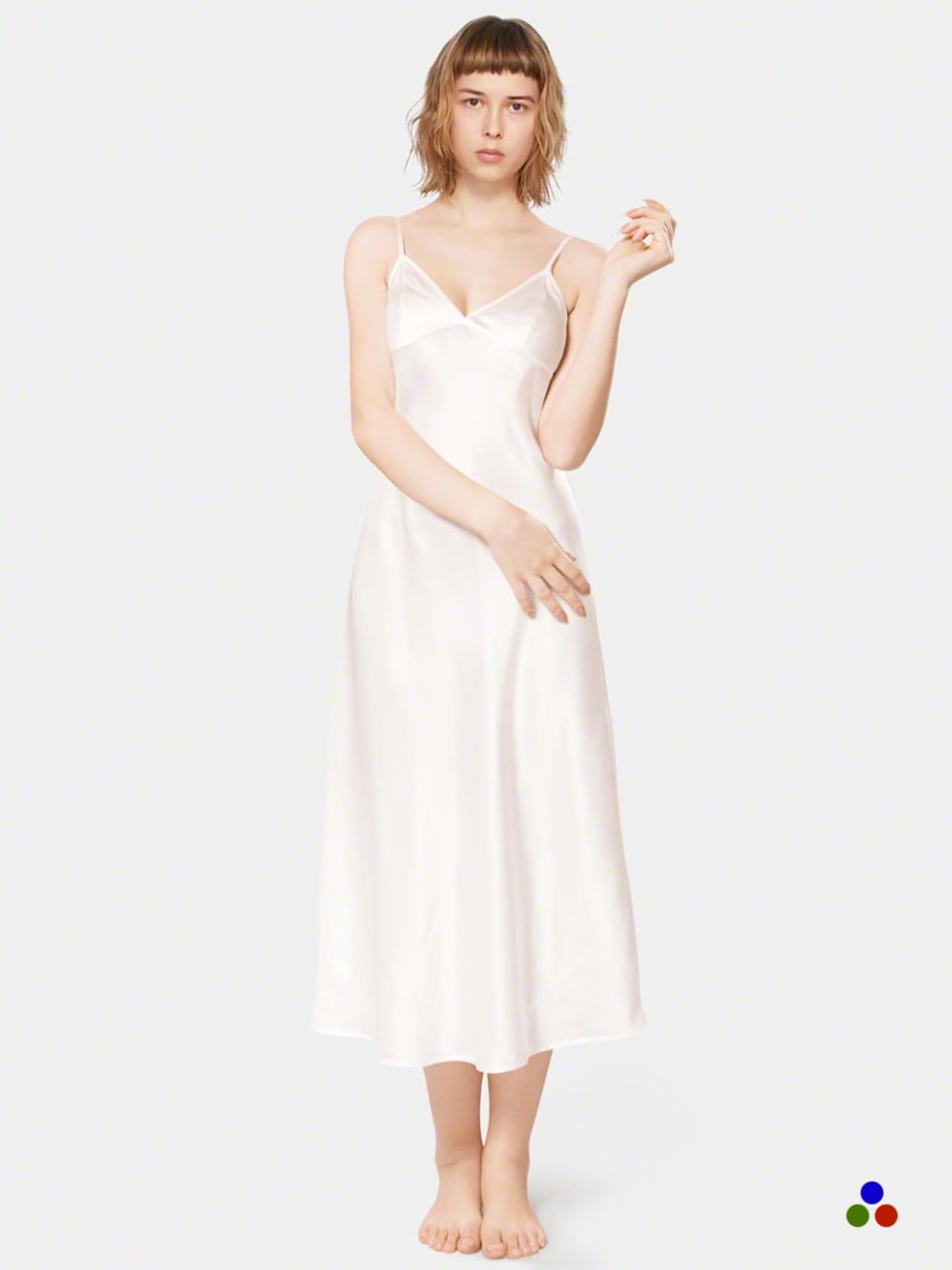 silk nightdress_white