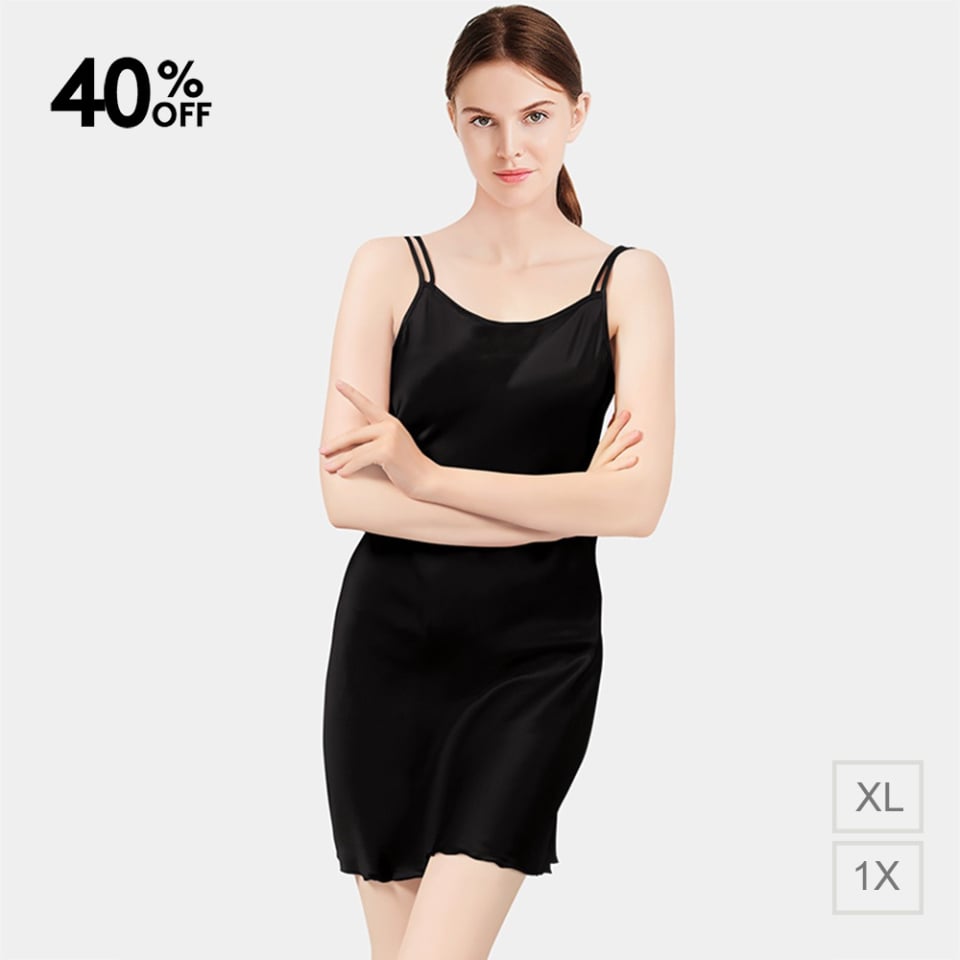silk slip_black
