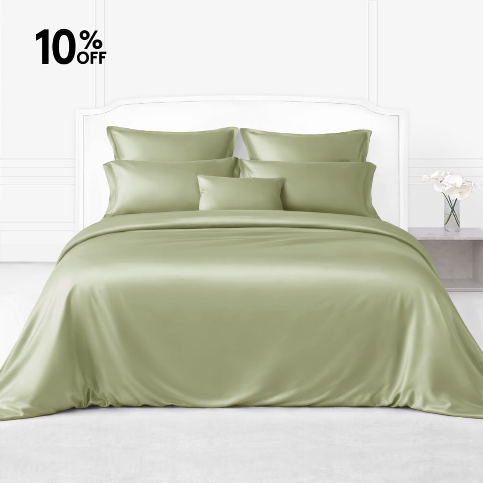 silk bed linen